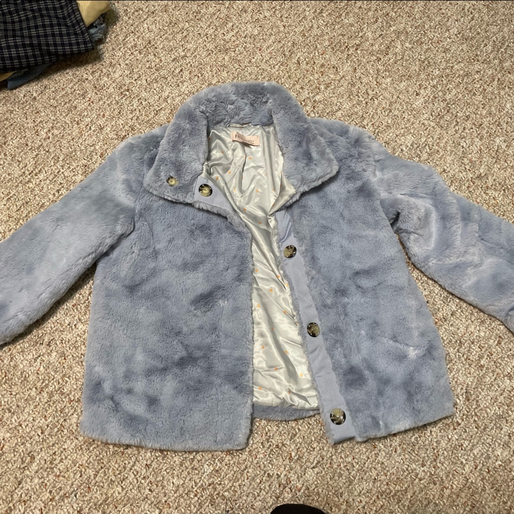 Baby blue philosophy coat